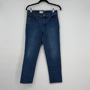 Loft Outlet Petite Boyfriend Jeans Womens 2P Dark Wash Denim‎ Stretch